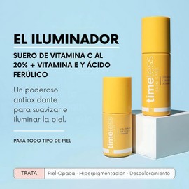 20 % de vitamina C + E suero de ácido ferúlico de 1 oz por Timeless Skin Care