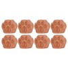 8pcs Essential Oil Car Diffuser Cat Paw Shape Simple Compact