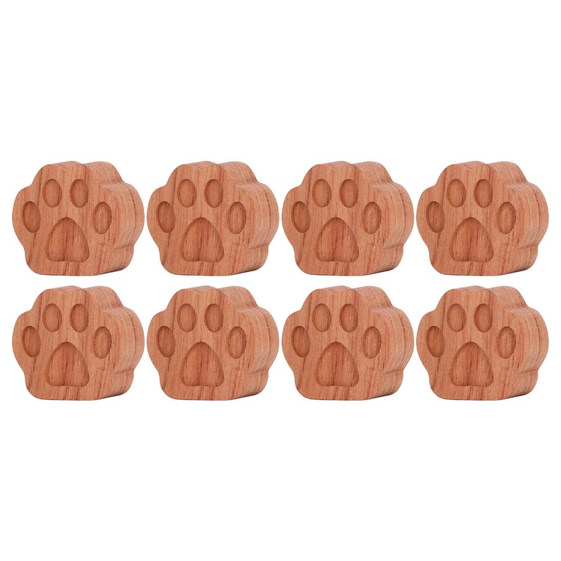 8pcs Essential Oil Car Diffuser Cat Paw Shape Simple Compact