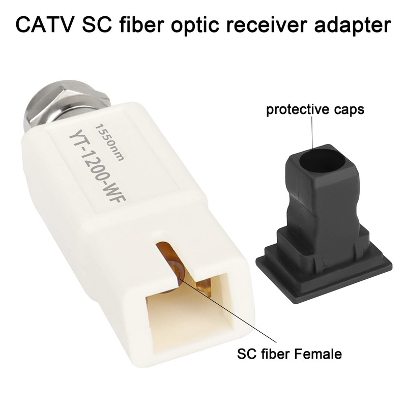 QIANRENON Cable TV Passive SC Fiber Mini Receiver Module 1550nm