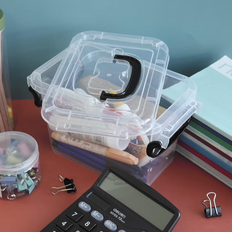 Callyne Mini cubos de plástico de 1,5 litros, 6 paquetes
