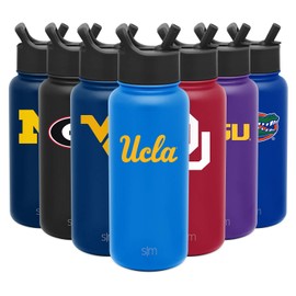 Simple Modern 32oz Summit Water Bottle with Straw Lid - Leakproof Travel Tumbler Stainless Steel - Gifts for Men Women Dads: UCLA Bruins