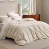 Bedsure Cooling Duvet Cover Queen Size - Moisture Wicking and