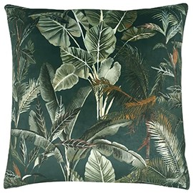 Evans Lichfield Kibale Leaves Cushion Cover, Multi, 43 x 43 cm