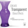 FolkArt Murano Transparent Acrylic Glass Paint, Deep Purple, Perfect for