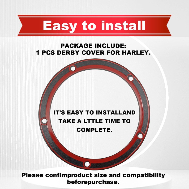 5 Holes Twin Cam Derby Cover Gasket 25416-99X Compatible with