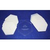 Mylar 4 Inch Hexagon (Side to Side Measurement) 51 Piece