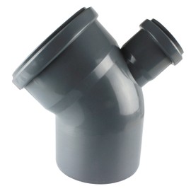 MKK - 19594 - HT 45° bend DN 110 single branch DN 50 drain pipe channel pipe 90°