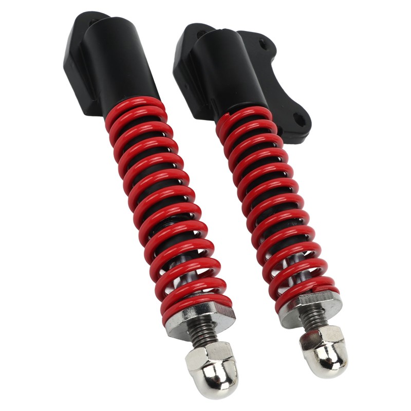 Scooter Shock Absorber Stainless Steel Spring Black Red Safe Stable
