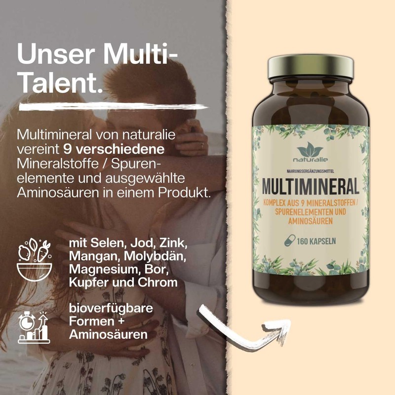 naturalie® Multimineral Complex with 9 Minerals / Trace Elements, Laboratory