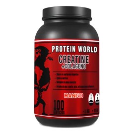 Creatina Monohidratada  Colágeno World 1 Kg 100 Servicios                                                                                             