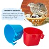 30 Pcs Cage Cups Birds Feeders Bowl Chicken Feeding Watering