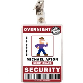 FNAF Five Nights at Freddy's Michael Afton Security ID Badge Cosplay Costume