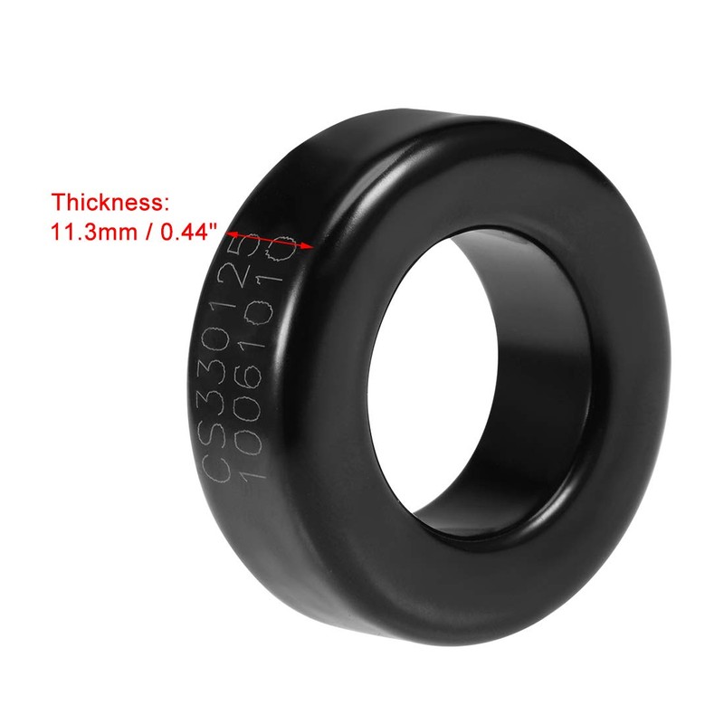 sourcing map 4 pieces ferrite ring iron powder toroid cores