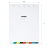 Carstens Heavy Duty Plastic Dividers, 9-Tab, Multi-Color, Blank, for Top-Opening
