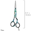 JAGUAR JaguART IN MOTION 5.5 Inch Hairdressing Scissors Offset Design
