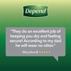 Depend FIT-FLEX Incontinence Underwear for Men, Maximum Absorbency, Disposable, L,