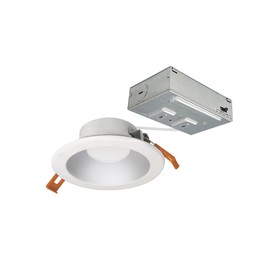 Nora NLTH-41TW-HZMPW Theia LED Downlight with Selectable CCT (2700K/3000K/3500K/4000K/5000K), No Housing Required (4")