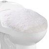Soft Bathroom Toilet Lid Cover with Elastic All Around,Fabic Covers,Machine