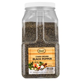 Gel Spice Coarse Ground Black Pepper 18-24 Mesh - Food Service Size - 5 Lbs