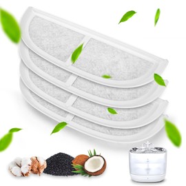 Cat Water Fountain Filter,Cat Fountain Filter Replacement Filters Compatible with Eufy 3L/105oz Stainless Steel Pet Water Fountain,4 Pack Pet Fountain Filter Replacement