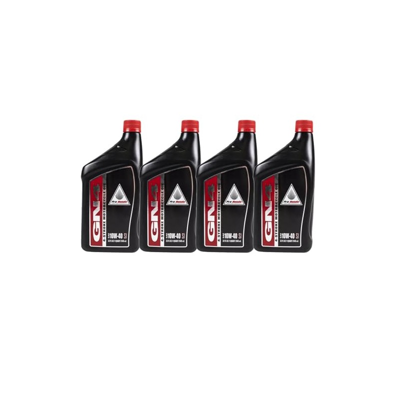 Set of 4 - Genuine Honda GN4 4-Stroke Motorcycle Oil