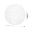 SEWACC Clear Acrylic Round Center Ruler Transparent Template for Accurate