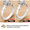 Omilly Ring Sizers for Loose Rings,144 Pack 16 Sizes 6