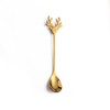 20 Pieces Gold Plated Stainless Steel Mini Coffee Espresso Spoon,