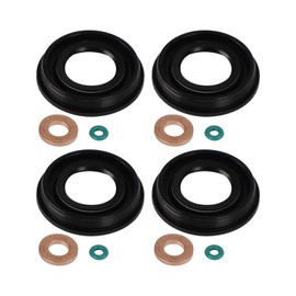 Areyourshop 4x Injector Seals fit for Citroen Relay 2.2 HDI 100 2006-2013, for Ford Transit MK7 2.2/2.4/3.2 TDCi 2006-2014