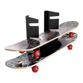 Skateboard Racks, Acrylic Wall Mount, 3-Layer Skateboard Holder, Snowboard Display Shelf for Deck, Longboard, Standard Skateboards, Mini Cruiser Skateboard