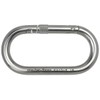 123 (KA10-S) Carabiner Stainless Steel O Shape No Ring