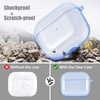 VISOOM Airpods 3 Case, Transparent Soft TPU Protective Case Compatible