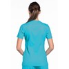Cherokee Scrubs for Women Mock Wrap Top with 3 Pocket,
