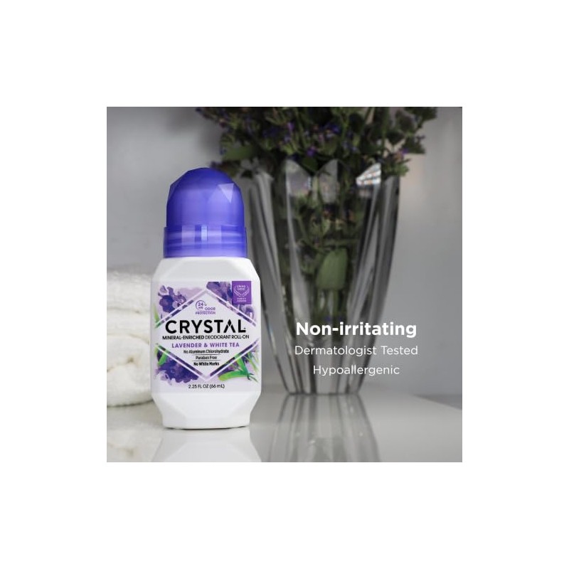 Crystal Essence Roll-On Deodorants, Púrpura