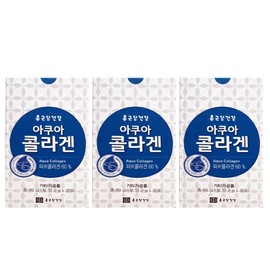Chong Kun Dang Health Aqua Collagen 2g x 30 packs 3 boxes (3 months supply)  / 종근당건강 아쿠아 콜라겐 2g x 30포 3박스(3개월분)