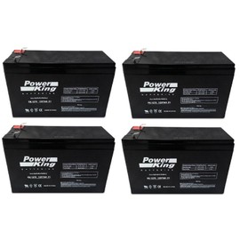 12V 7AH SLA Battery for - Gate Openers - 4 Pack