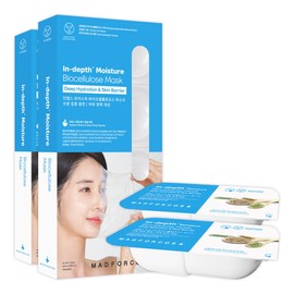 MADFORCOS Indeps™ Moisture Biocellulose Mask 20ml (8 Pieces) Pack Korean Moisture Pack Sheet Mask Korean Cosmetics Moisturizing Sensitive Skin