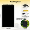 Portable Blackout Curtains, 35" x 72" Blackout Window Cover, Temporary