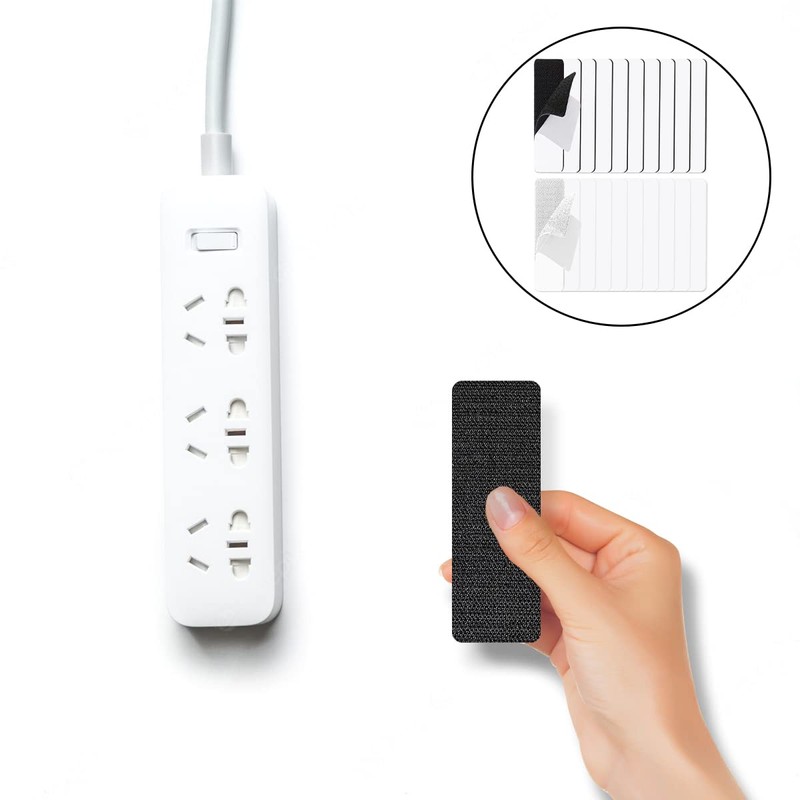 BEZANU Double Sided Sticky Strips, 20 PCS Hook and Loop