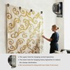 Tapestry Wall Hanging Clamps 4PCS 1.6x2.5" Quilt Hangers Metal Wall