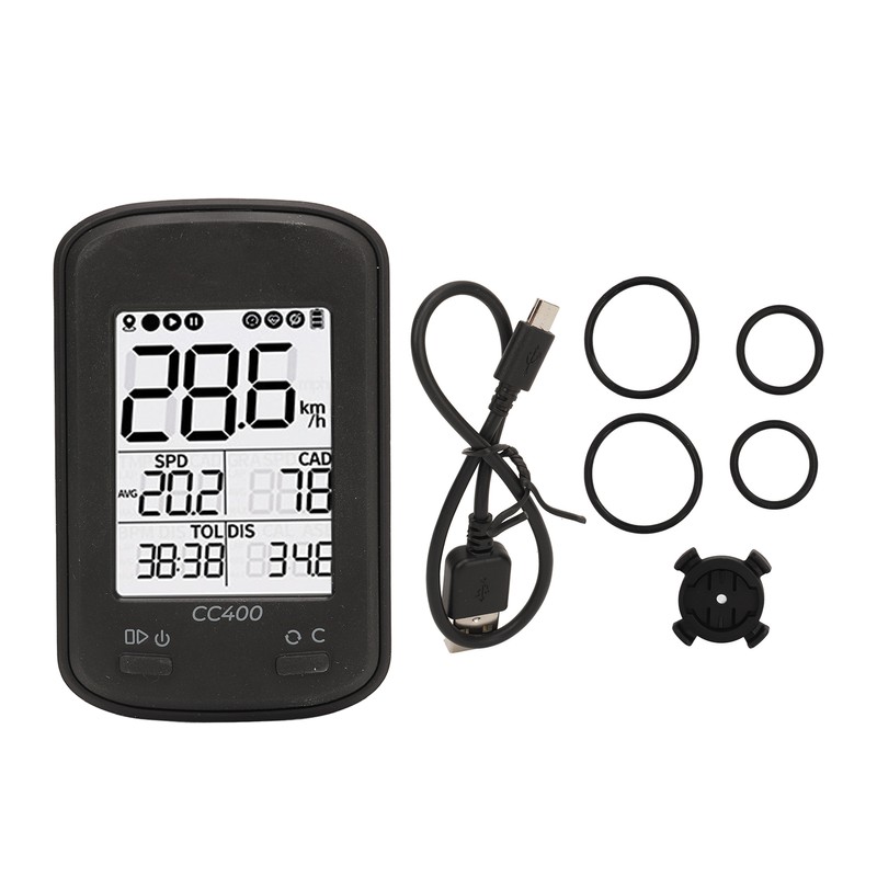 CC400 GPS Bike Computer Wireless Waterproof Bicycle Speedometer Odometer Cycling