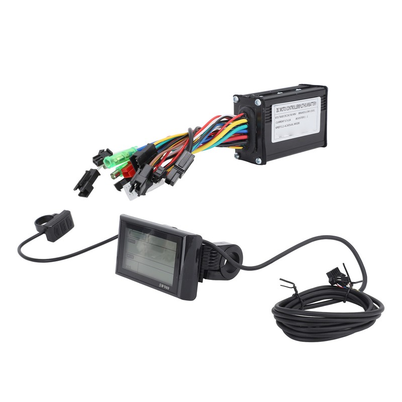 Electric Bike Conversion Kit 3 Mode 17A Controller SW900 Display