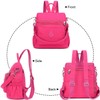 TianHengYi Casual Small Backpack Purse for Women Girls, Waterproof Lightweight