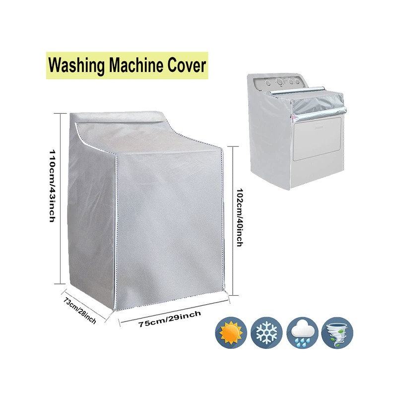Ericlin 2Pack Washer and Dryer Covers,Top Load Washing Machine Cover