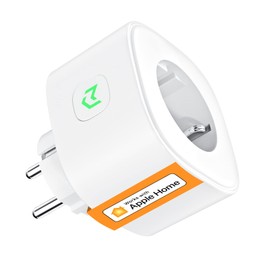 Refoss Refoss WLAN Steckdose mit Apple HomeKit, Fernbedienung Smart Steckdose 16A, Sprachsteuerung WiFi Steckdose mit Zeitschaltuhr, funktioniert mit Alexa, Siri, Google Assitant, Refoss App, 1 Stck, Wei?