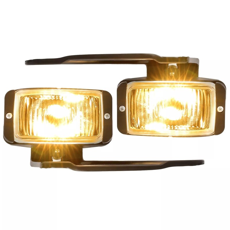 autofans Left & Right Fog Lights w/Bulbs For 1988 1989-2000