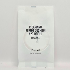 Parnell Cicamanu Serum Cushion 15g (SPF45) Refill 2 types Glowing skin with good UV protection and adhesion / 파넬 시카마누 세럼 쿠션 15g(SPF45) 리필 2종 자외선차단 밀착력좋은 광채피부