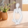 Zimoer Denker Resin Sculpture, Abstract Art Figures, Bookshelf DEK, People