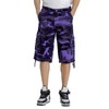 DGWZ Mens Cargo Shorts Multi Pockets Twill Cotton Relaxed Fit